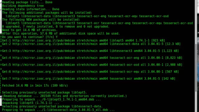 Centos 7 Tesseract OCR Kurulumu